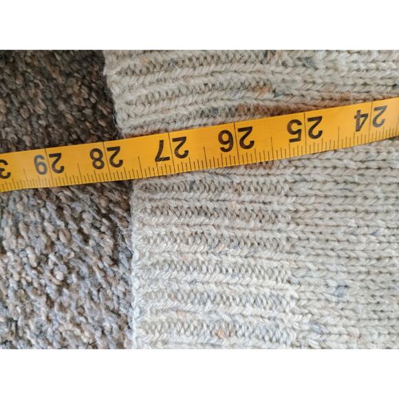 VTG Claybrooke Outdoors wool blend sweater color block design L eclectic grandpa - Picture 14 of 16